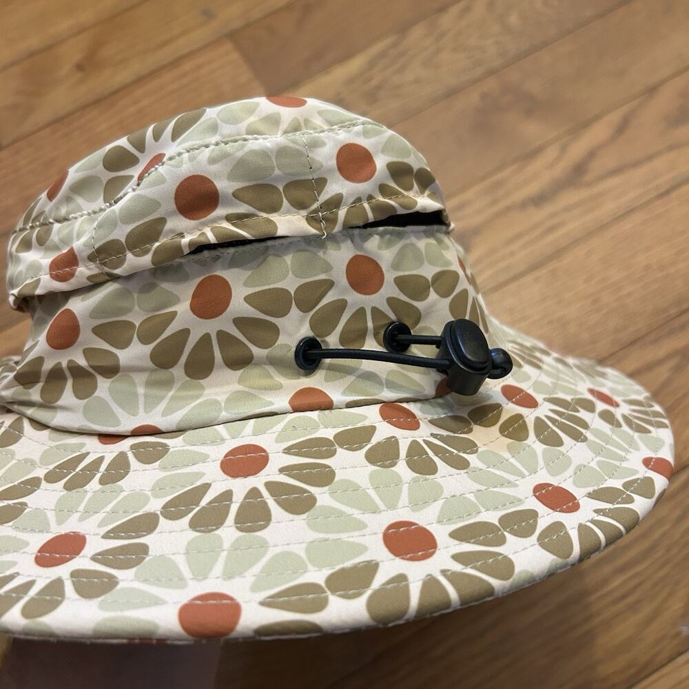 Sunward Bound Australia Floral Bucket Surf Sun Hat Chin Strap Large UPF 50+ - Picture 4 of 4